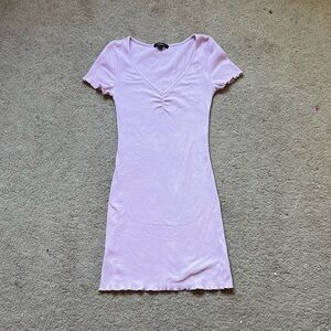 Elegant Lavender Bodycon Dress